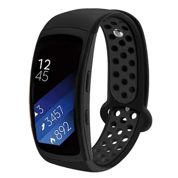 Pre Samsung Výstroj Fit 2/Výstroj fit2 pro popruhy inteligentný náramok Silikón dýchať Športové hodinky R360/R365 pásma COMLYO Fit 5.5-8.1 palec