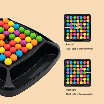 Rainbow Loptu Odstránenie Hra Vzdelávacie Hračky Pre Deti Dúhy Puzzle Magic Šach Hračka Kit Pre Dieťa Dospelých Interaktívne Hračky