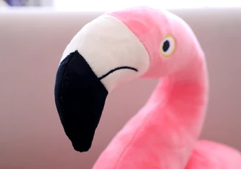 Roztomilé Mäkké Flamingo Simulácia Vták Plyšové Hračky Dievča, Darček K Narodeninám Domáce Dekorácie
