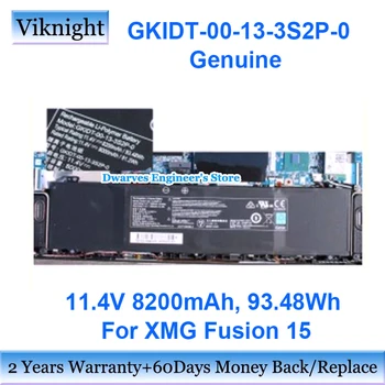 Skutočné GKIDT-00-13-3S2P-0 Batérie Pre XPG XENIA 15 XMG Fusion 15 XFU15L19 GKIDT-03-17-3S2P-0 11.4 V 8200mAh 93.48 Wh
