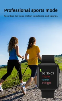 T900 SmartWatch Muži Ženy Srdcového tepu Fitness Tracker Iwo12 Smart Hodinky, Športové Hodinky pre Ios a Android Telefón na Hodinky