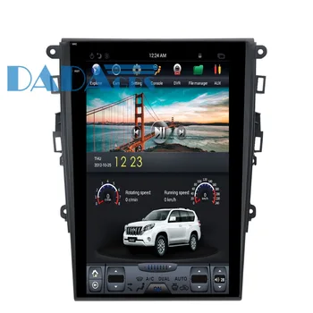 Tesla štýl Auta GPS Navigácie Pre Ford Mondeo Fusion MK5 2017+ 13.6 palcový Android rádio magnetofón DVD-Video multimediálna jednotka