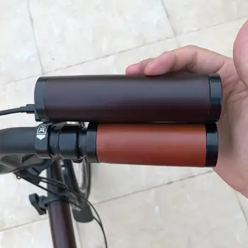 TWTOPSE Krátke 93mm Kožené Požičovňa Úchyty Pre Brompton 3SIXTY Skladacie Cyklistické Bicykel, Ručný Grip na Riadidlá 22.2 mm Cowhide 1.8 mm