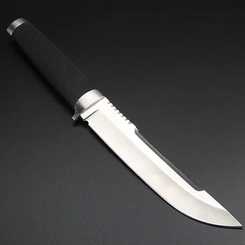 Vonkajšie nôž vysokej kvality pevnou čepeľou krátke nôž vysokej kvality armádny nôž camping lov self-defense nôž
