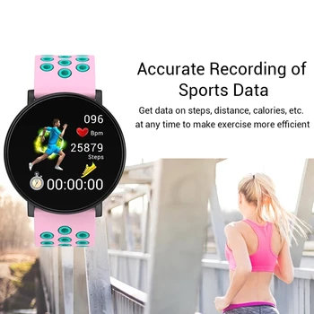 W8 inteligentná žena hodinky dámy Predpoveď Počasia, Fitness, športové tracker srdcového tepu smartwatch android ženy, pánske hodinky