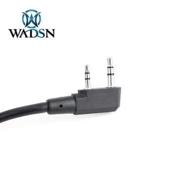 WADSN Z-TAC Taktické U94 PTT Peltor Headset Adapter Pre Kenwood Baofeng UV-5R Softair Headsety Príslušenstvo